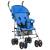 Landou/cărucior pliabil copii 2-în-1, albastru, oțel, 7 image