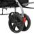 Landou/cărucior pliabil copii 2-în-1, negru, oțel, 11 image