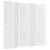 Paravan pliabil cu 5 panouri, stil japonez, alb, 200x170 cm, 2 image
