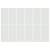 Paravan pliabil cu 6 panouri, stil japonez, alb, 240x170 cm, 3 image