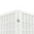 Paravan pliabil de cameră 3 panouri alb 120x170 cm stil japonez, 6 image