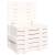 Cutie de depozitare, alb, 58x40,5x42 cm, lemn masiv de pin, 2 image