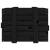 Cutie de depozitare, negru, 58x40,5x42 cm, lemn masiv de pin, 7 image