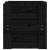 Cutie de depozitare, negru, 58x40,5x42 cm, lemn masiv de pin, 8 image