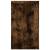 Rafturi de perete cub, 2 buc. stejar fumuriu 80x15x26,5 cm lemn, 7 image