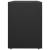 Dulap depozitare de grădină, negru, 100x55,5x80 cm, poliratan, 5 image
