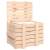 Cutie de depozitare, 58x40,5x42 cm, lemn masiv de pin, 5 image