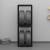 Suport de anvelope, negru, 63x40x180 cm, lemn masiv de pin, 3 image