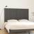 Tăblie de pat pentru perete, gri, 185x3x110 cm, lemn masiv pin