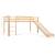 Cadru pat copii etajat cu tobogan &amp; scară 97x208cm lemn de pin, 6 image