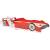 Pat pentru copii mașină de curse, roșu, 90 x 200 cm, 6 image