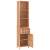 Dulap de baie, 42x29x182 cm, lemn masiv de nuc, 3 image