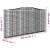 Coș gabion arcuit 400x30x200/220 cm fier galvanizat, 5 image