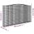 Coș gabion arcuit 400x30x220/240 cm fier galvanizat, 5 image