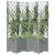 Jardinieră de grădină cu spalier, gri deschis, 80x80x136 cm, pp, 3 image