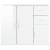Servantă, alb extralucios, 91x29,5x75 cm, lemn prelucrat, 6 image