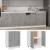 Dulap inferior, gri beton, 60 x 46 x 81,5 cm, pal, 2 image