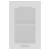 Dulap de sticlă suspendat, alb, 40 x 31 x 60 cm, pal, 7 image