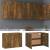 Dulap suspendat, stejar fumuriu, 80x31x60 cm, lemn prelucrat, 2 image