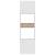 Dulap cuptor microunde, alb, 60 x 57 x 207 cm, pal, 6 image