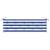 Perne de bancă 2 buc. dungi albastre și albe 180x50x7 cm textil, 4 image