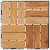 Plăci de pardoseală, 20 buc., 30x30 cm, lemn masiv de tec, 6 image