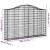 Coșuri gabion arcuite 12 buc, 200x30x120/140cm, fier galvanizat, 6 image