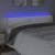 Tăblie de pat cu led, alb, 163x16x78/88 cm, piele ecologică, 4 image