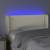 Tăblie de pat cu led, crem, 103x16x78/88 cm, piele ecologică, 4 image