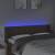 Tăblie de pat cu led, gri taupe, 147x16x78/88 cm, textil, 4 image
