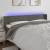 Tăblie de pat cu led, gri închis, 163x16x78/88 cm, catifea