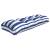 Perne canapea paleți, dungi albastru/alb, 120x40x12 cm , textil, 2 image