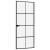 Ușă de interior negru 83x201,5 cm sticlă securiz./aluminiu slim, 4 image