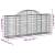 Coș gabion arcuit 200x30x80/100 cm fier galvanizat, 5 image