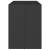 Masă de bar cu blat din sticlă, negru, 145x80x110 cm, poliratan, 4 image