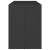 Masă de bar cu blat din sticlă, negru, 185x80x110 cm, poliratan, 4 image