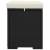 Taburet cu pernă, negru, 40x30x40 cm, poliratan, 6 image