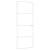 Ușă de interior alb 76x201,5 cm sticlă securiz. / aluminiu slim, 2 image