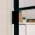 Ușă de interior negru 76x201,5 cm sticlă securiz./aluminiu slim, 6 image