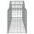 Coș gabion arcuit 200x50x60/80 cm fier galvanizat, 4 image