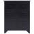 Dulap lateral cu 6 sertare, negru, 60x30x75 cm, lemn paulownia, 3 image