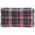 Perne pentru canapea din paleți, 2 buc., roșu, carouri, textil, 3 image