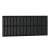 Tăblie de pat pentru perete, negru, 204x3x90 cm, lemn masiv pin, 2 image