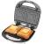 Sandwich-maker ecg s 399 3in1, alb, 700w, 3 tipuri de placi detasabile, 3 image