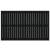 Tăblie de pat pentru perete, negru, 147x3x90 cm, lemn masiv pin, 4 image