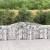 Coșuri gabion arcuite 3 buc, 400x30x100/120 cm fier galvanizat