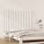 Tăblie de pat pentru perete, alb, 159,5x3x90 cm, lemn masiv pin