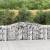 Coșuri gabion arcuite 15 buc, 400x50x80/100 cm, fier galvanizat