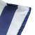 Pernă de bancă, dungi albastre și albe, 150x50x7 cm, textil, 7 image