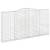 Coș gabion arcuit 400x30x200/220 cm fier galvanizat, 2 image